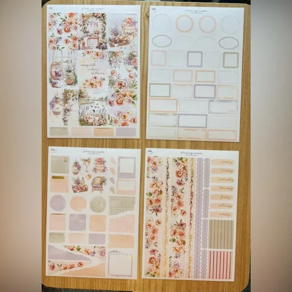 Nine four page planner Sadie’s Stickers kits - Picture 9 of 11